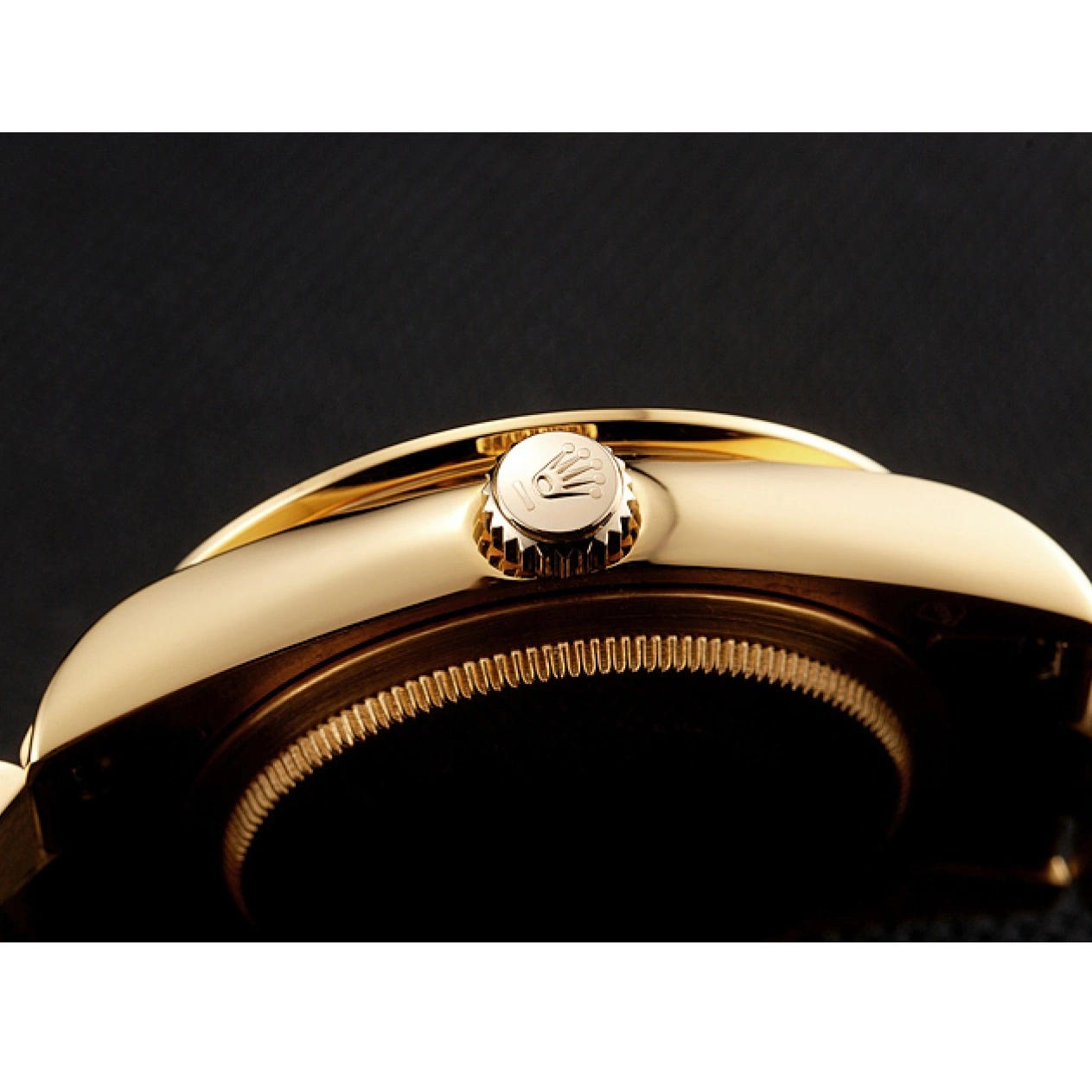 Aaa fake watches Dial Diamond Bracelet 1454097 Swiss Rolex Bezel Champagne Gold Datejust 0823